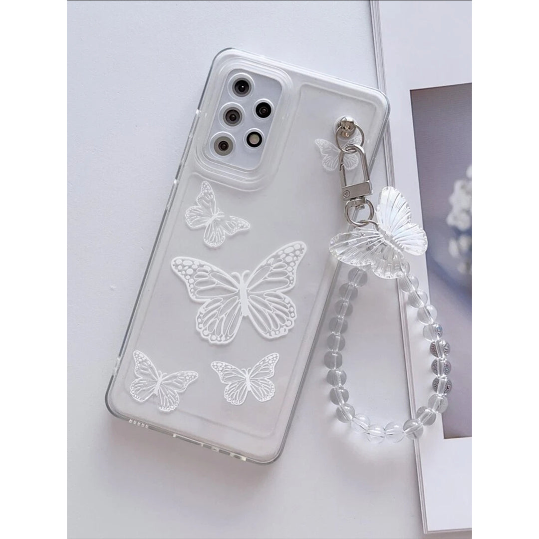 Frosted Flutter Chain Soft Case
