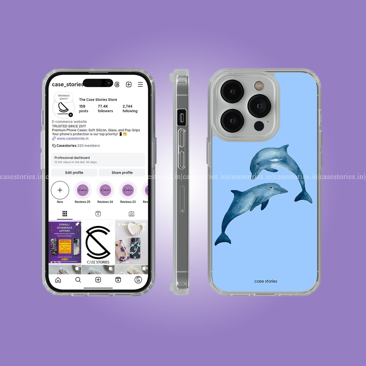 Dolphin Aqua Mood Soft Case