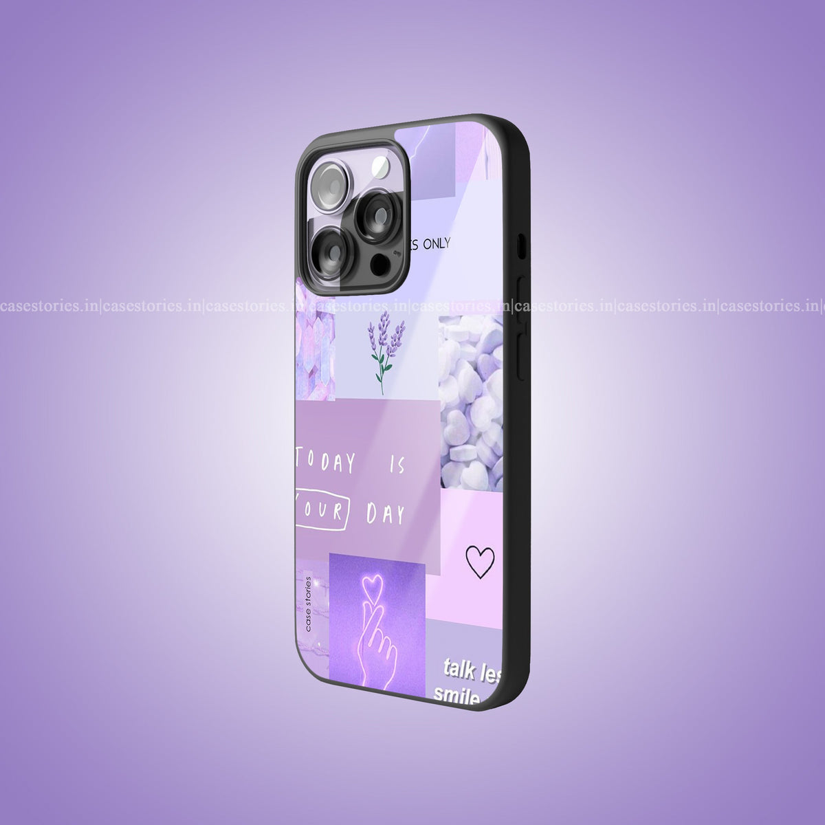 Lavender Moodboard Premium Glossy Phone Case