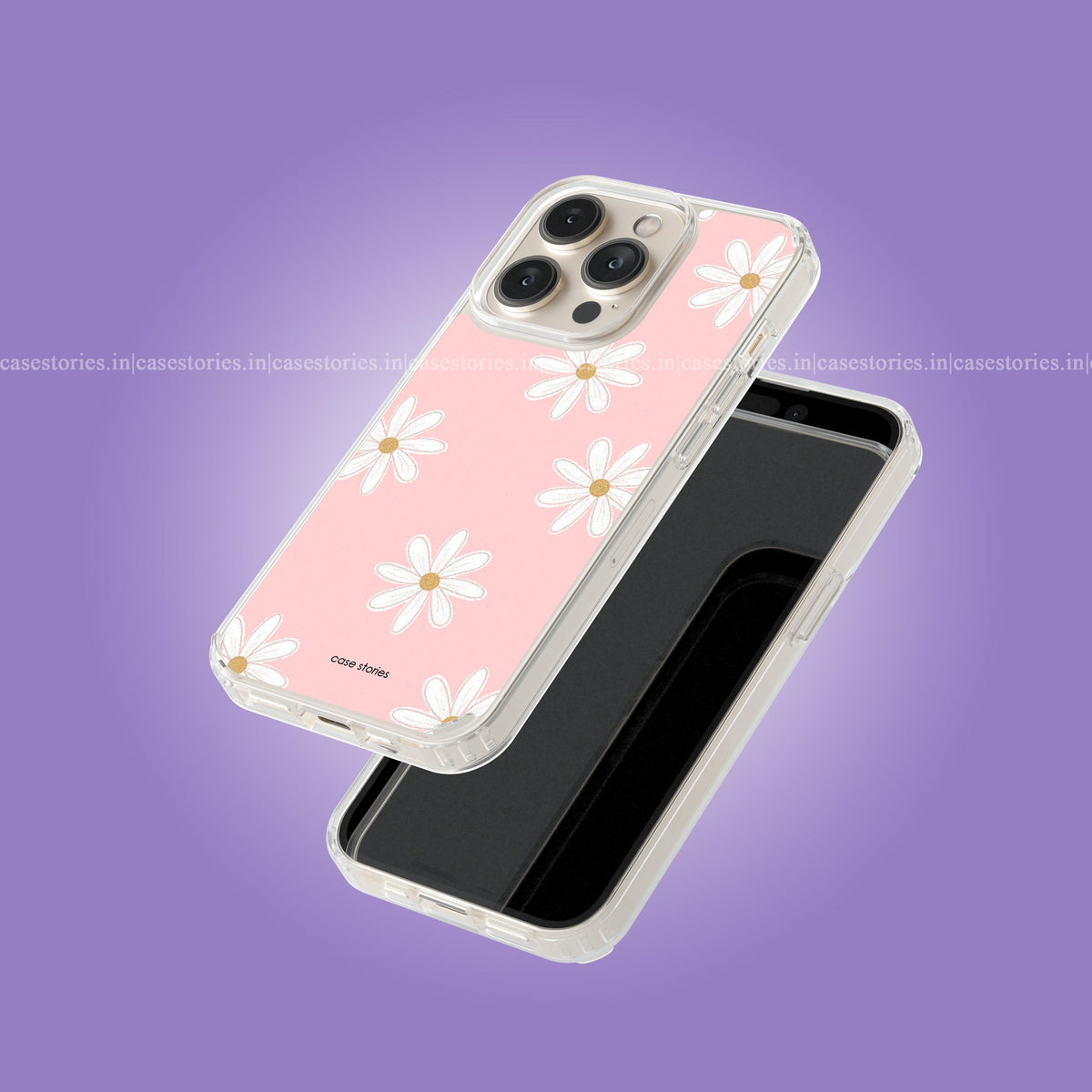 White Daisy Flowers Soft Case