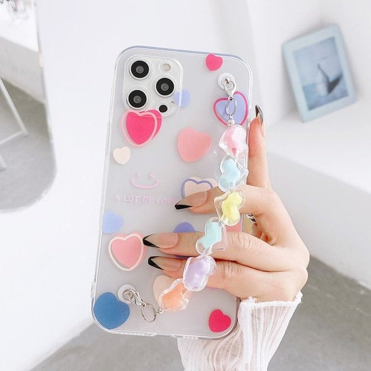 CandyHeart Crush Chain Soft Case