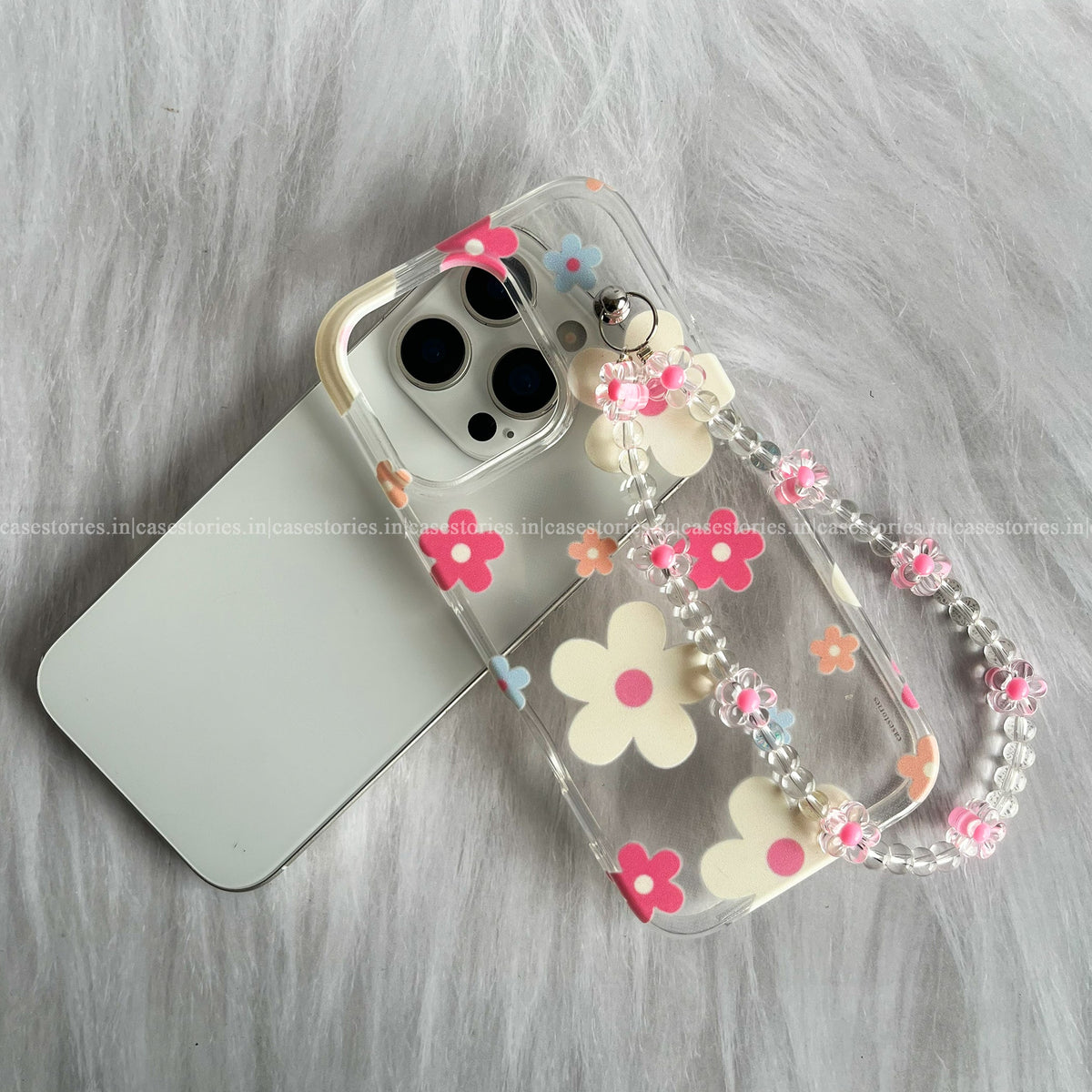 Petal Pop Clear Chain Case