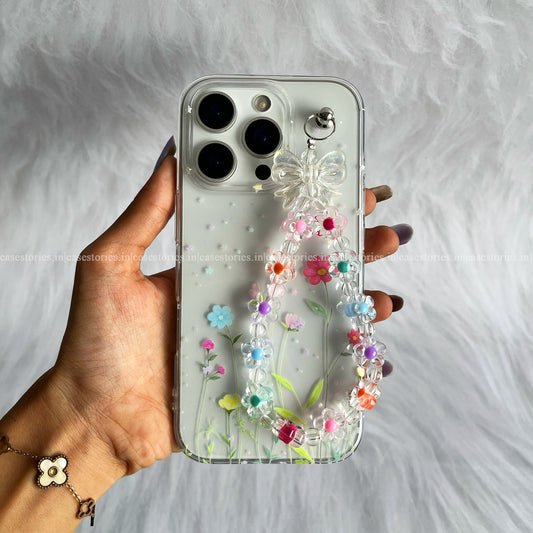 Flower Fairy Transparent Chain Case