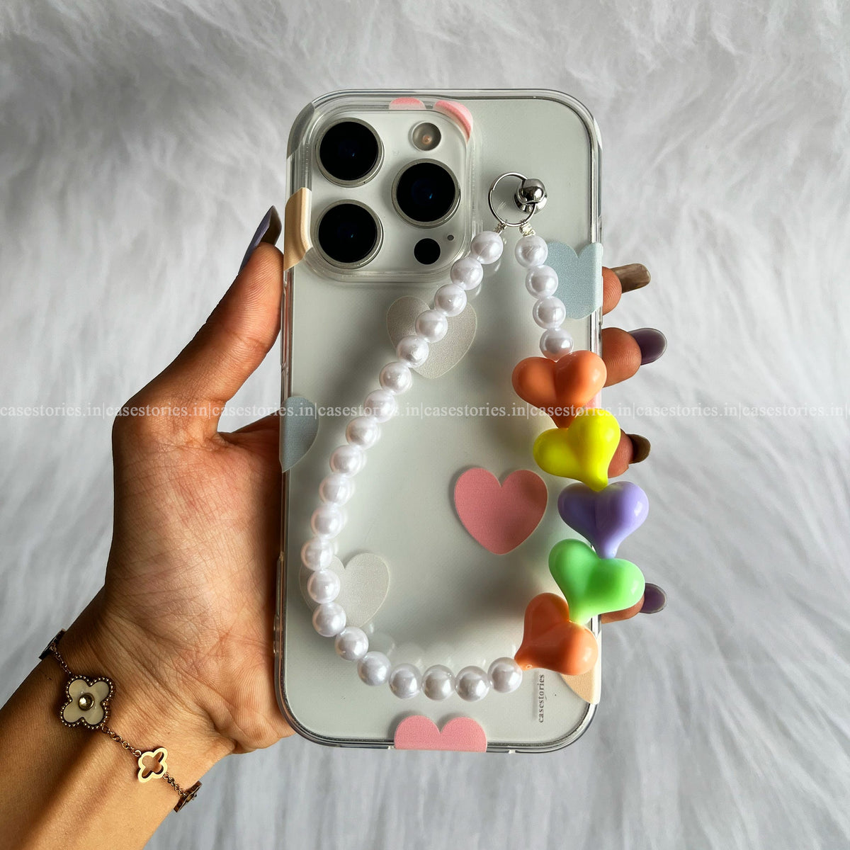 Sweetheart Glow clear Chain Case