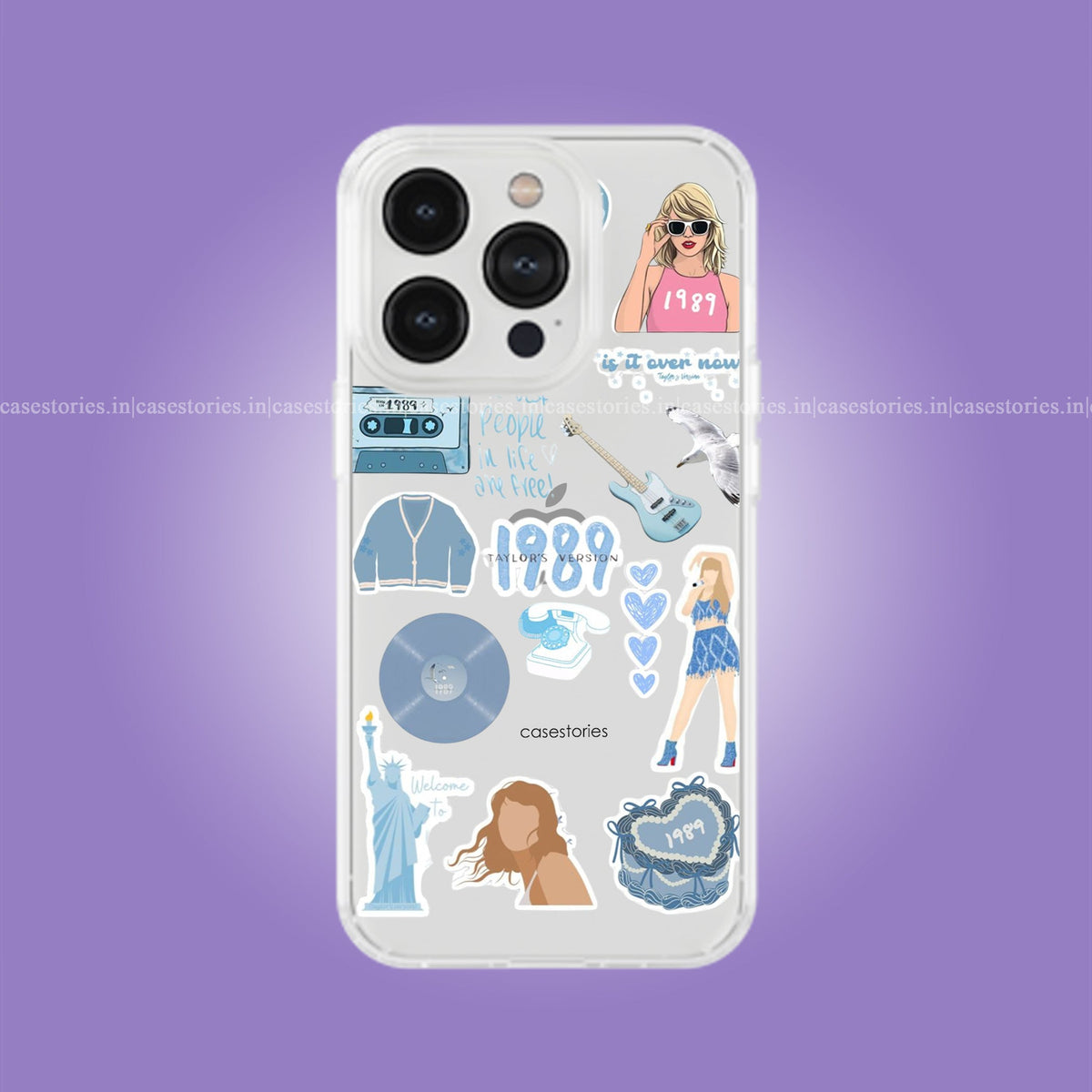 1989 Taylor Album Clear Soft Case