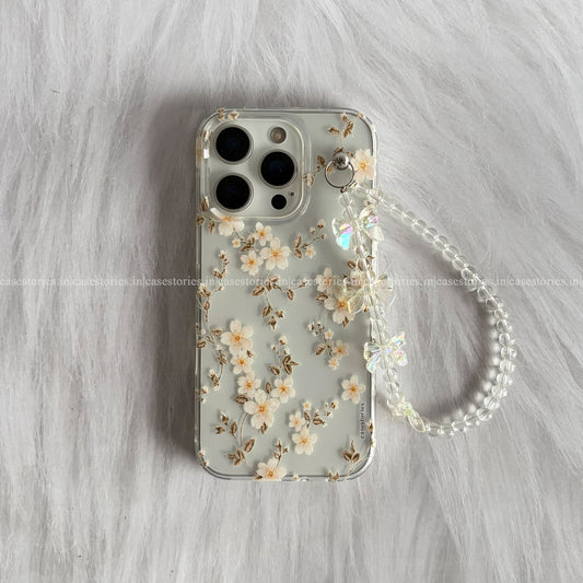 Pearl Petal Transparent Chain Case