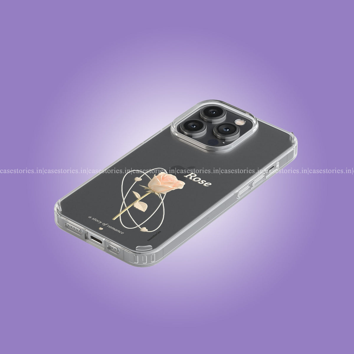 Blush Rose Clear Soft Case