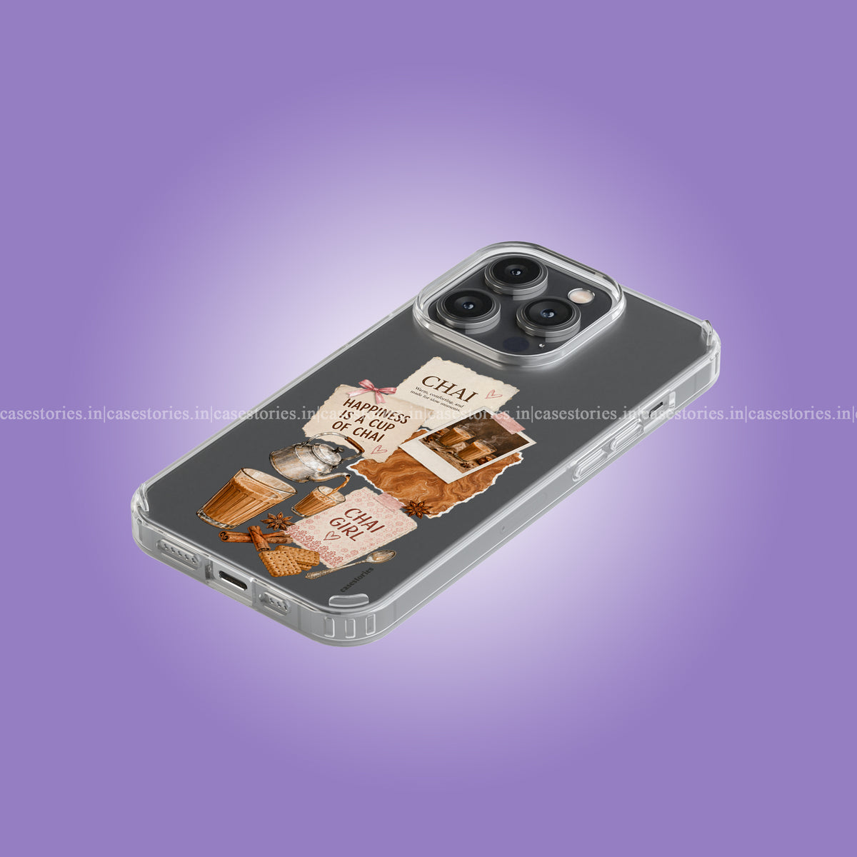 Chai Girl Clear Soft Case