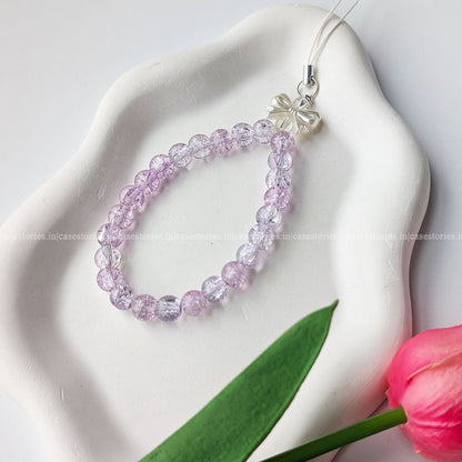 Purple Sunshine Mobile Charm