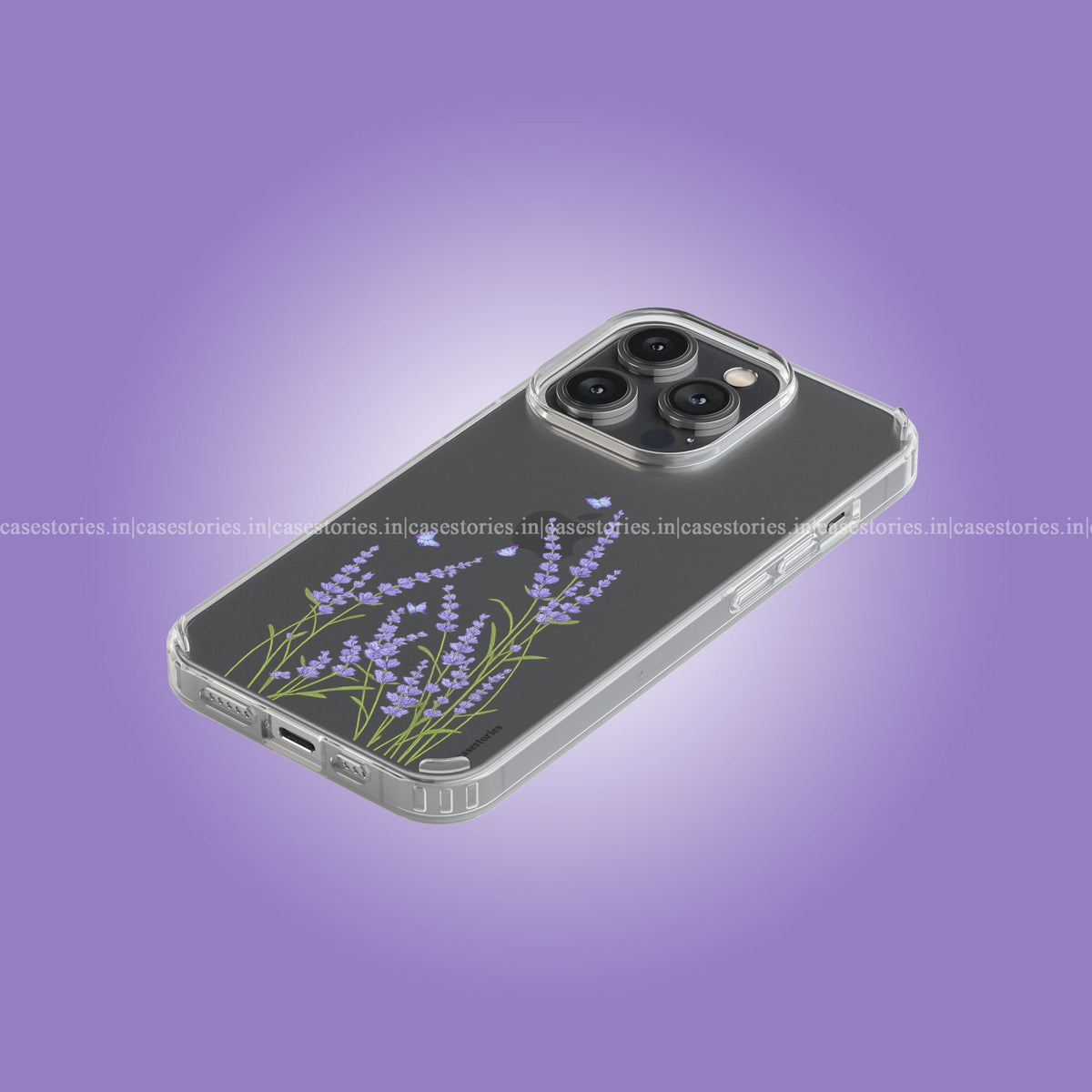 Lavender Kiss Clear Soft Case