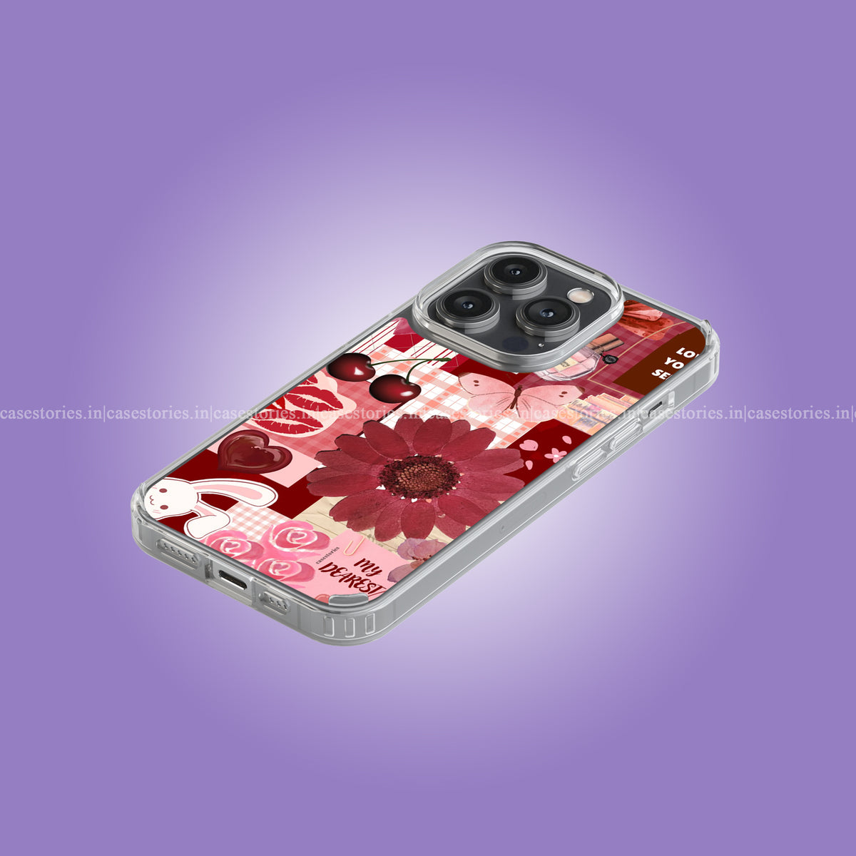 Cherry Girl Collage Soft Case