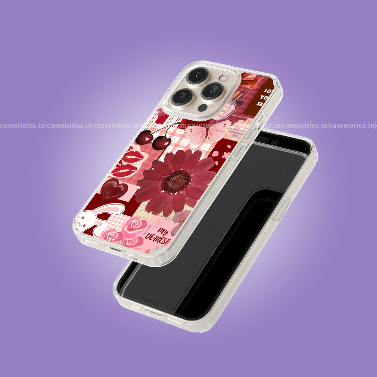 Cherry Girl Collage Soft Case