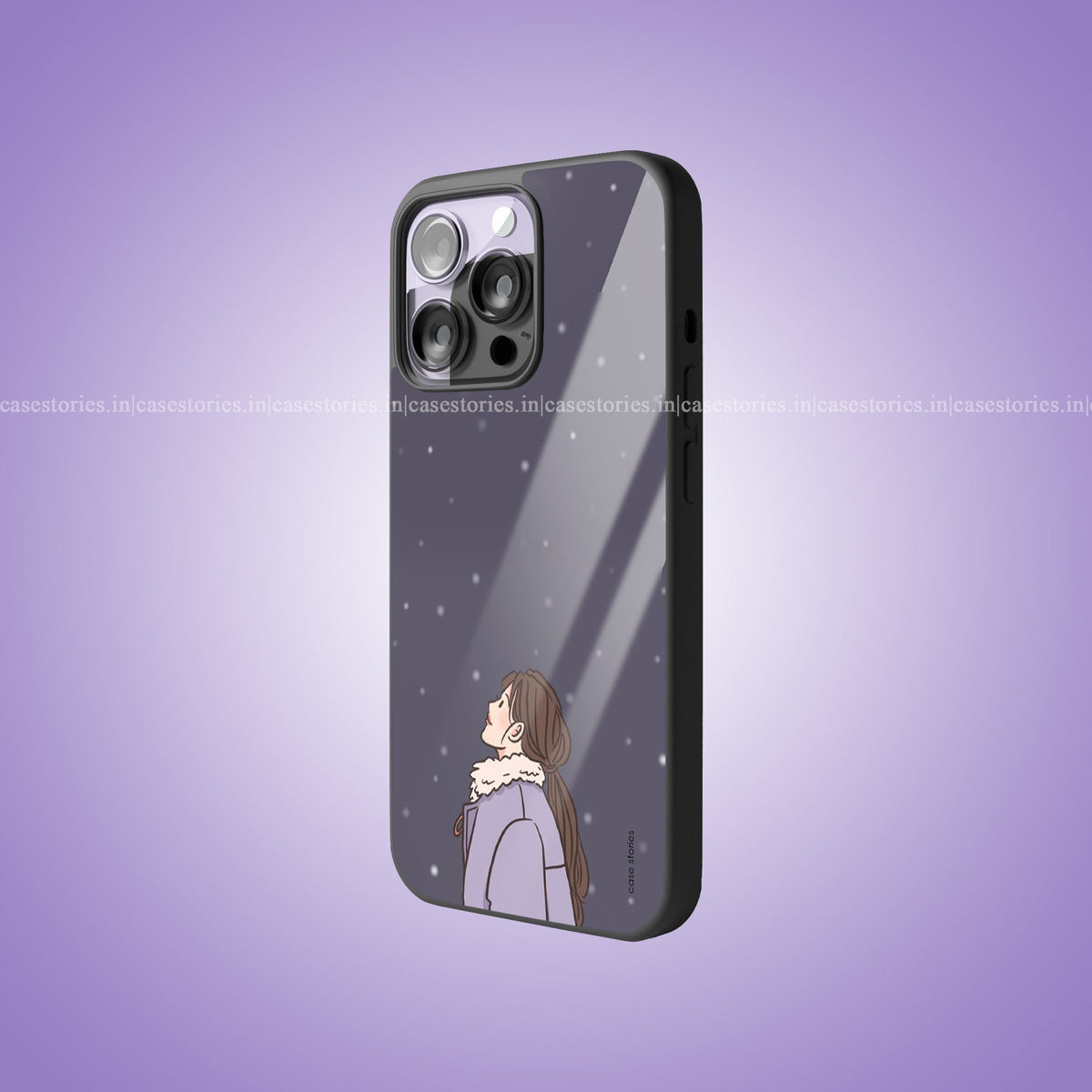 Soft Under Snow Premium Glossy Phone Cover
