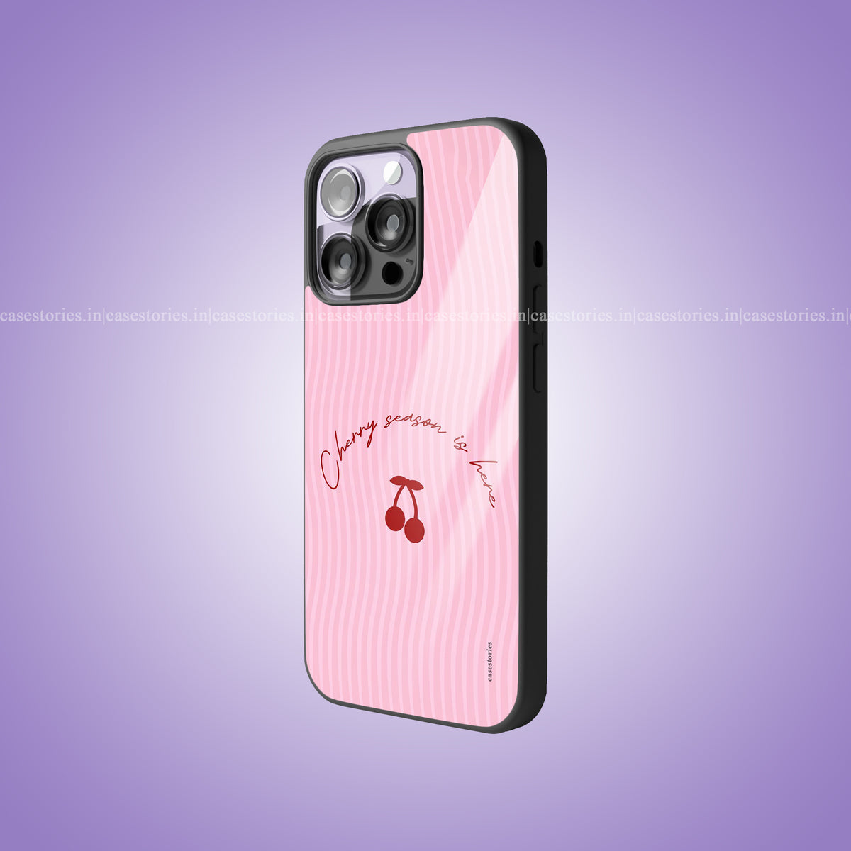 Cherry Season Premium Glossy Phone Case