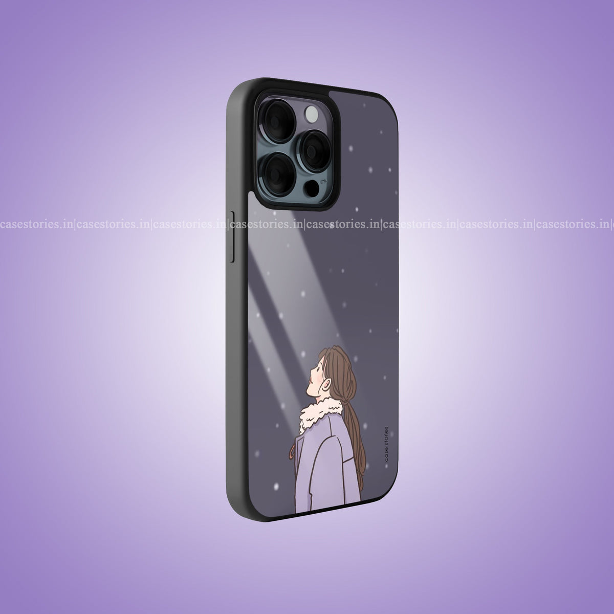 Soft Under Snow Premium Glossy Phone Cover