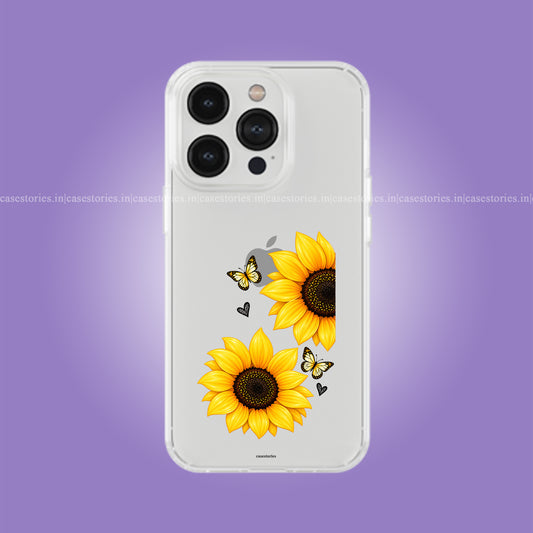 Golden Flutter Clear Soft Case