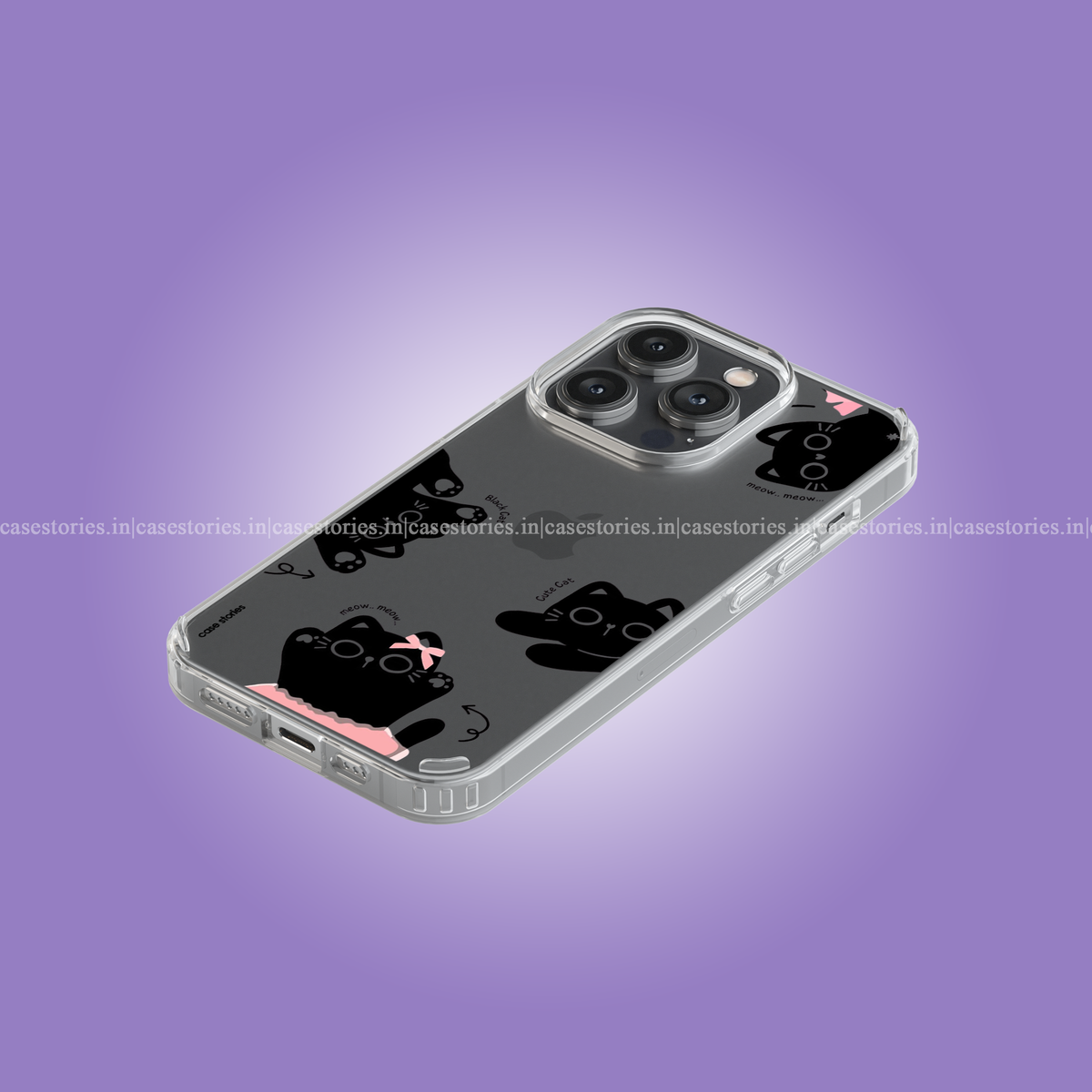 Meow Club Clear Soft Case