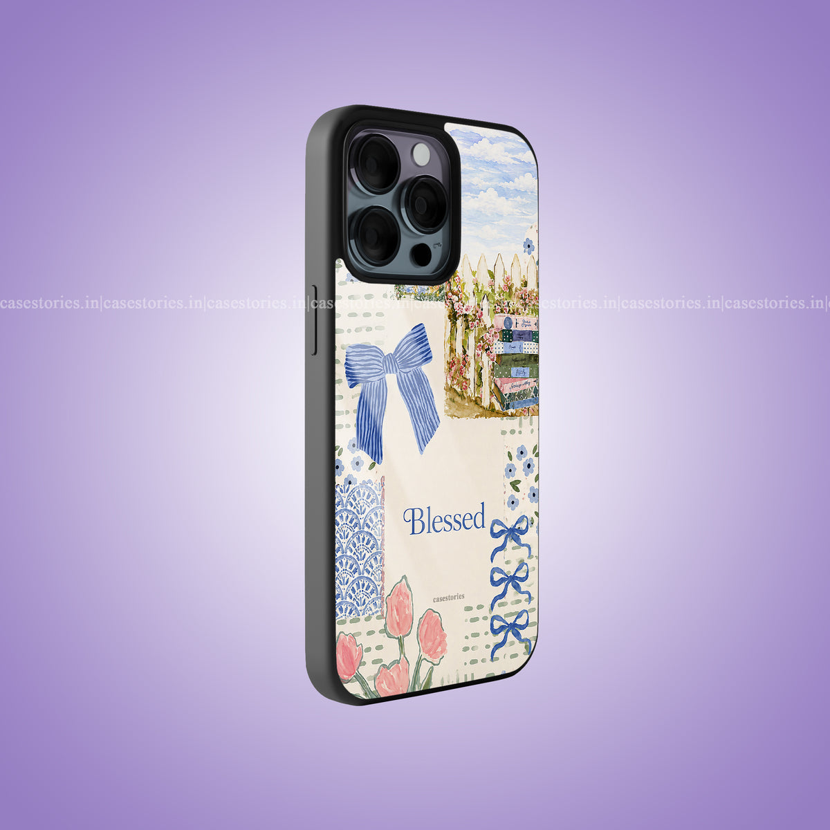 Santorini Bless Premium Glossy Phone Case