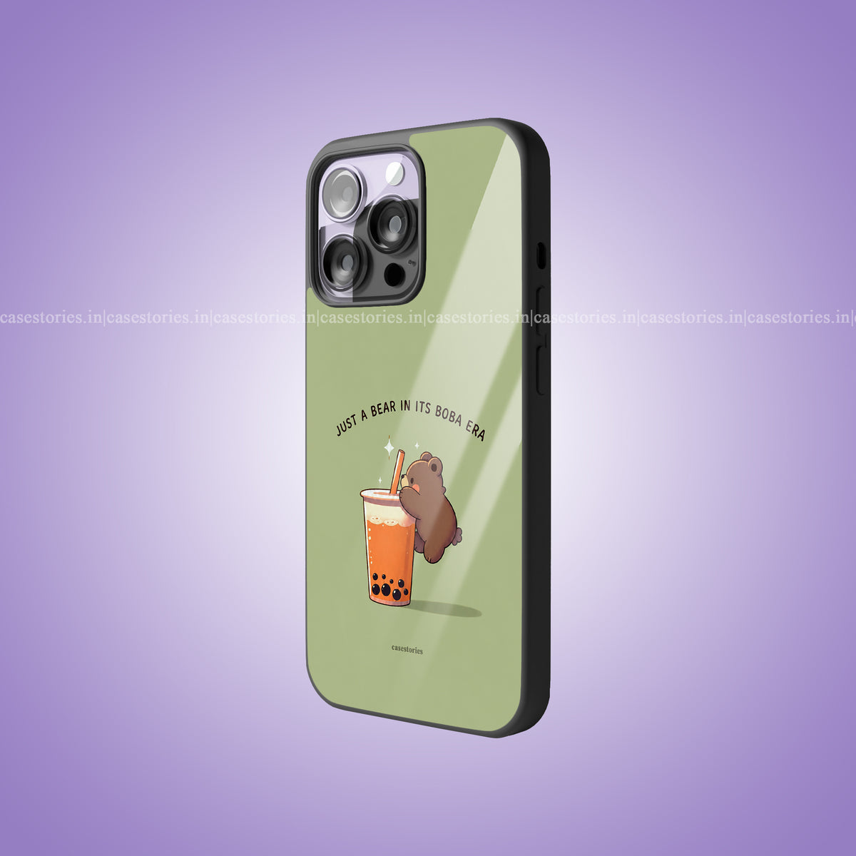 Boba Bear Era Premium Glossy Phone Case