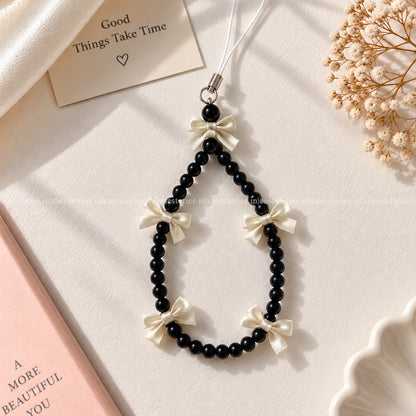 Noir Bow Charm
