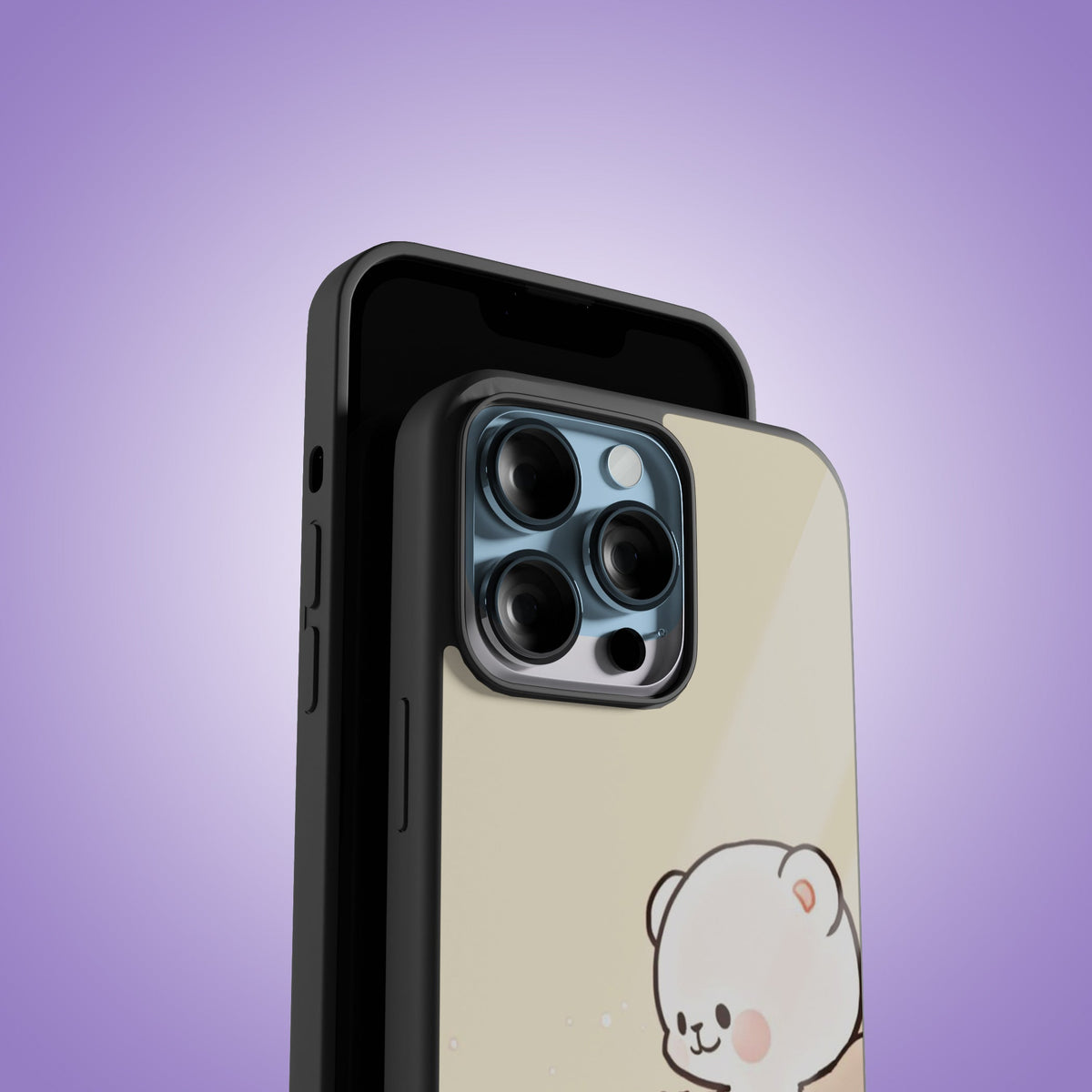 Cozy Paws girl Premium Glossy Phone Cover