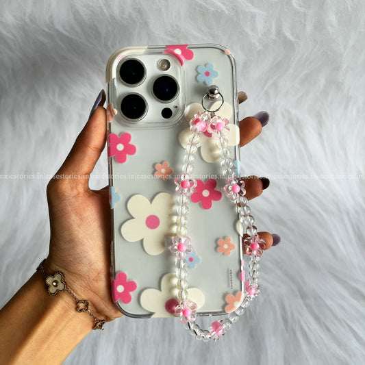 Petal Pop Clear Chain Case