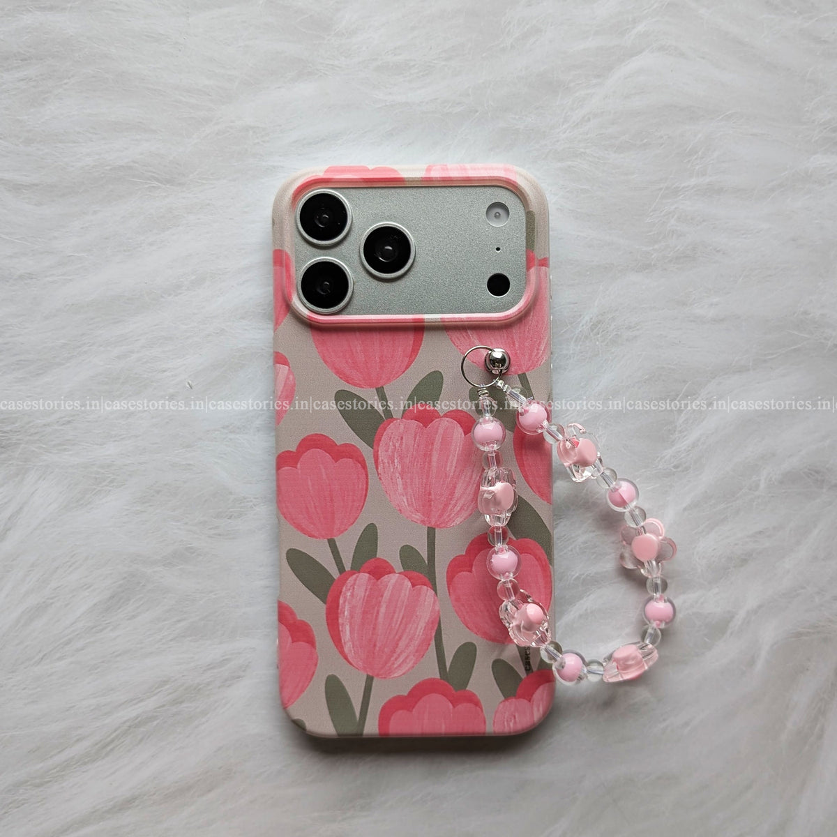 Pink Tulip Twilight Chain Case
