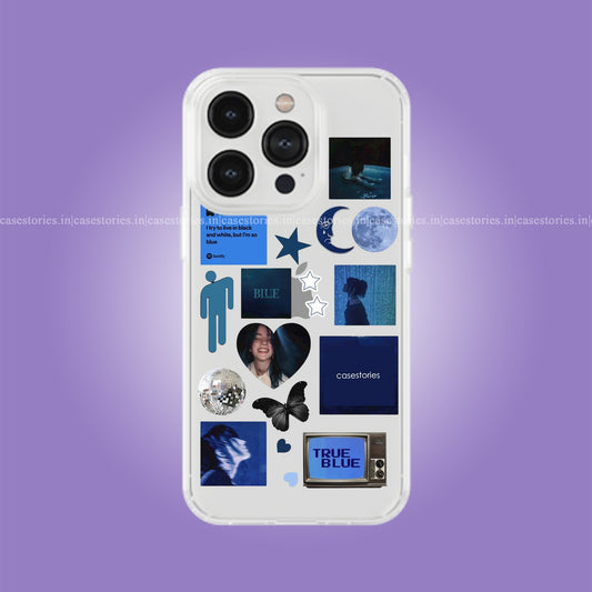 Billie Elish Blue Vibe Clear Soft Case