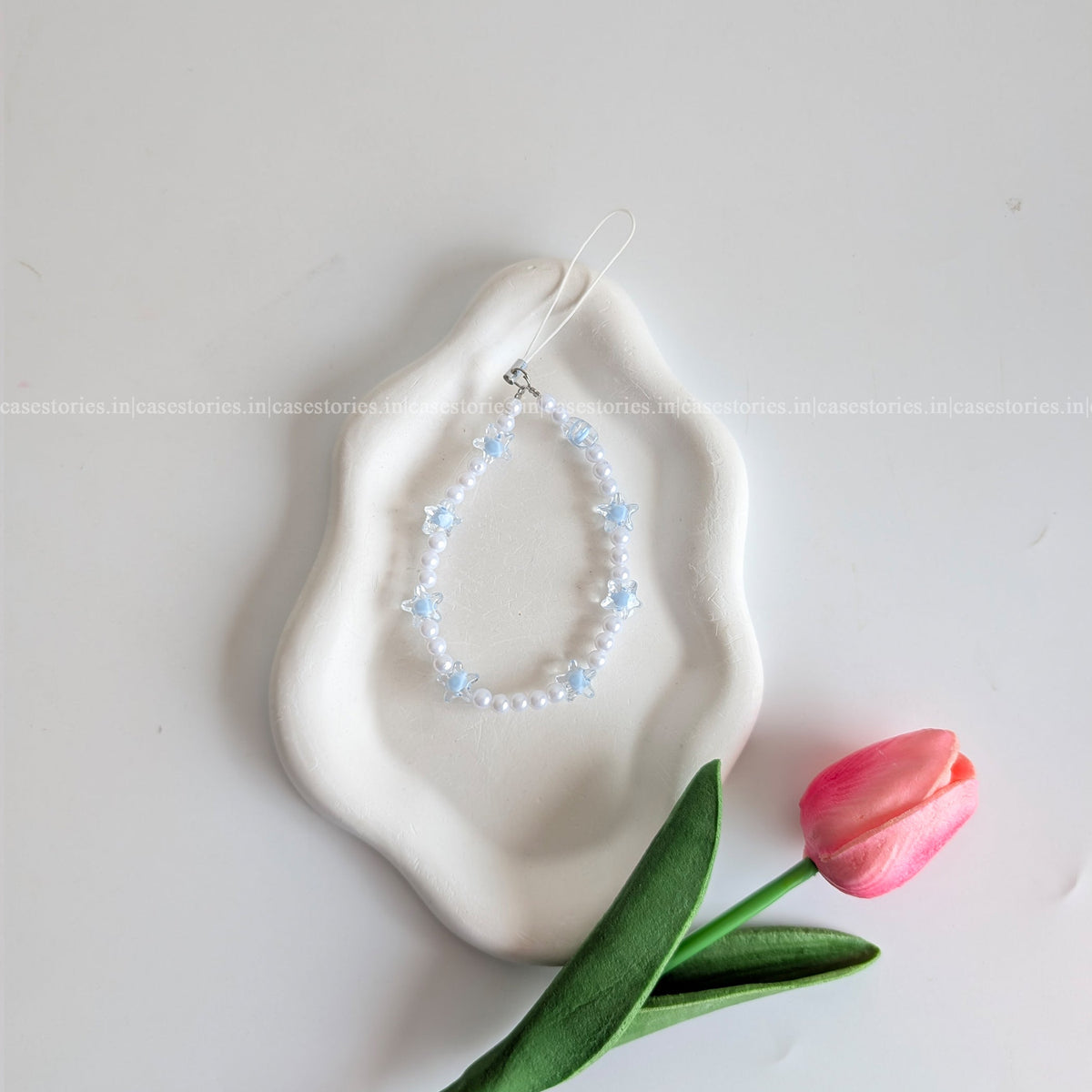 Blue Celestial Pearl Mobile Charm