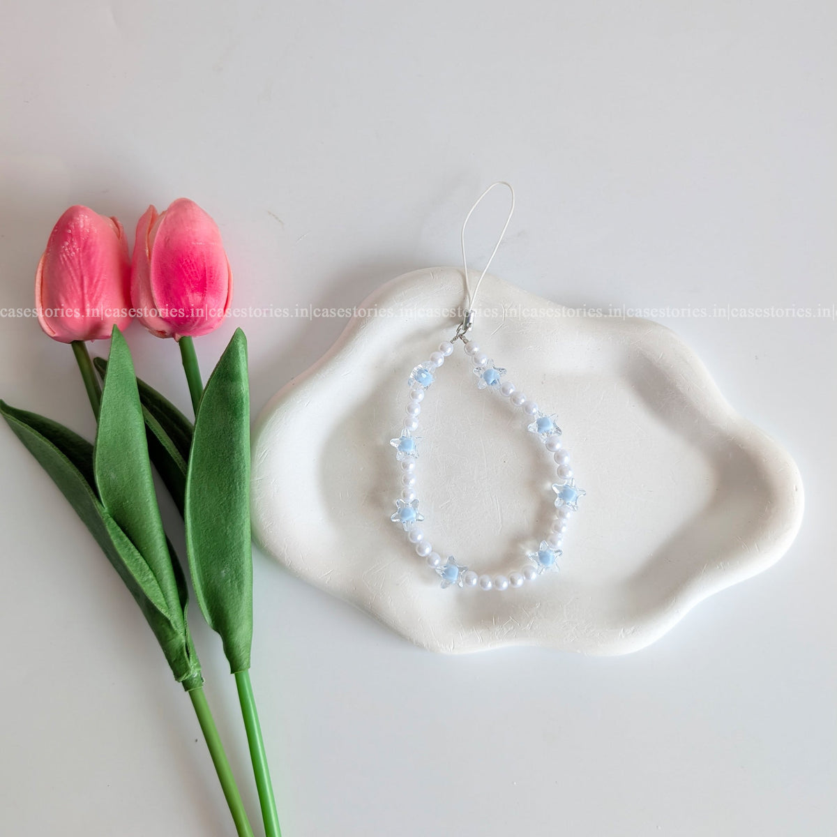 Blue Celestial Pearl Mobile Charm