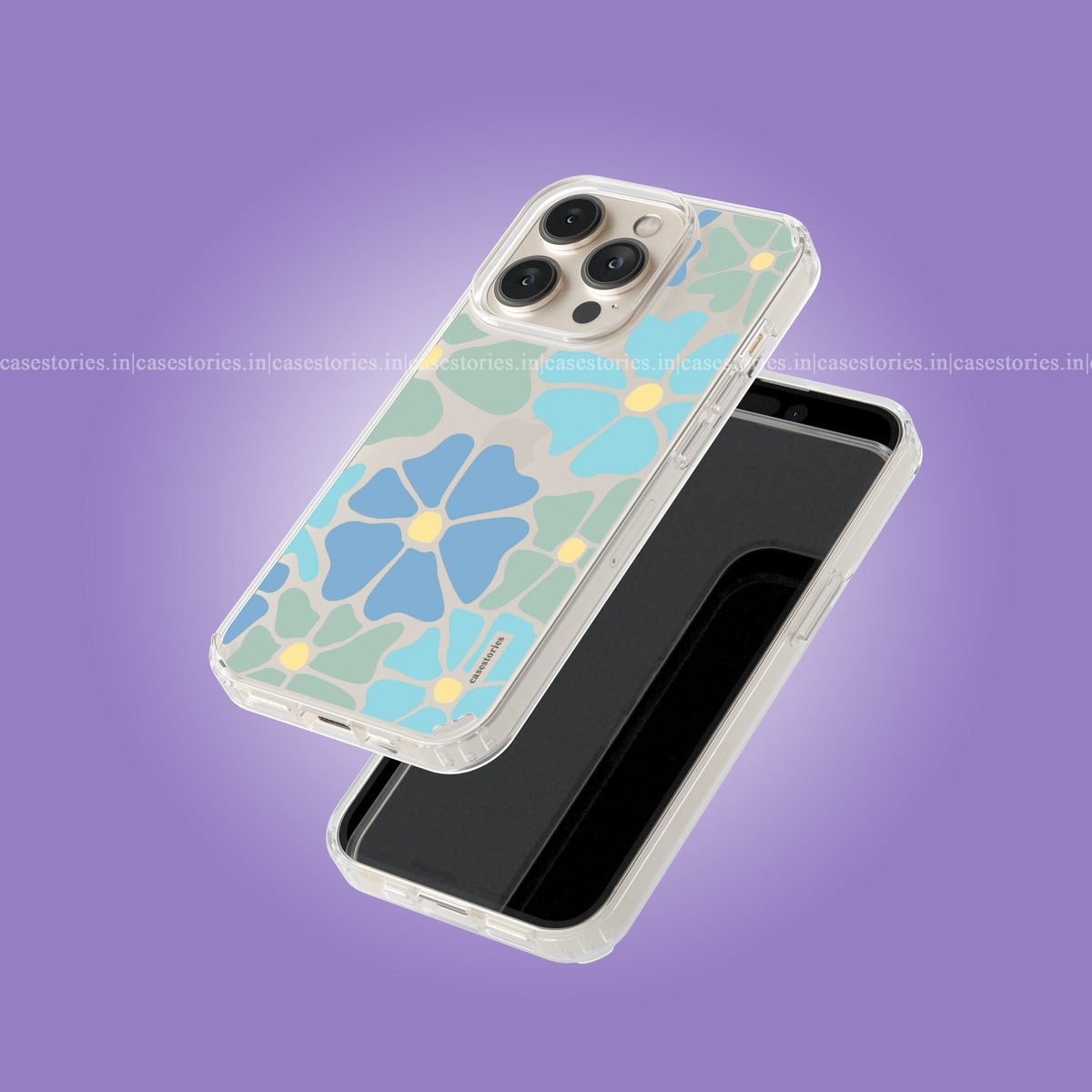 Blue Meadow Bliss Clear Soft Case