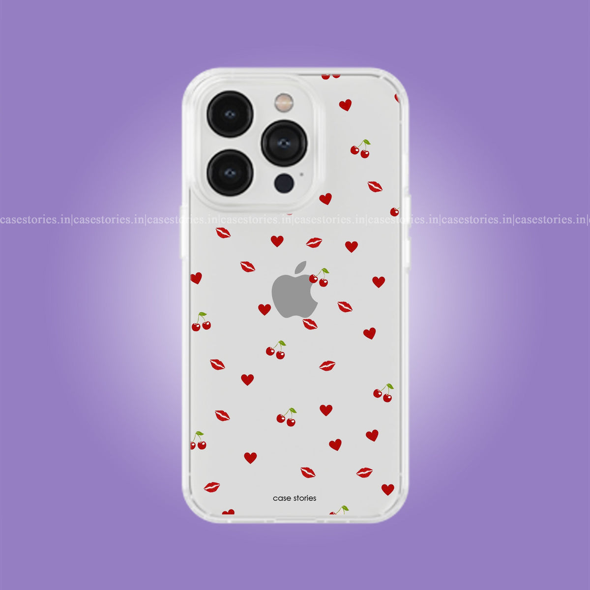 CherryBlush Kiss Clear Soft Case