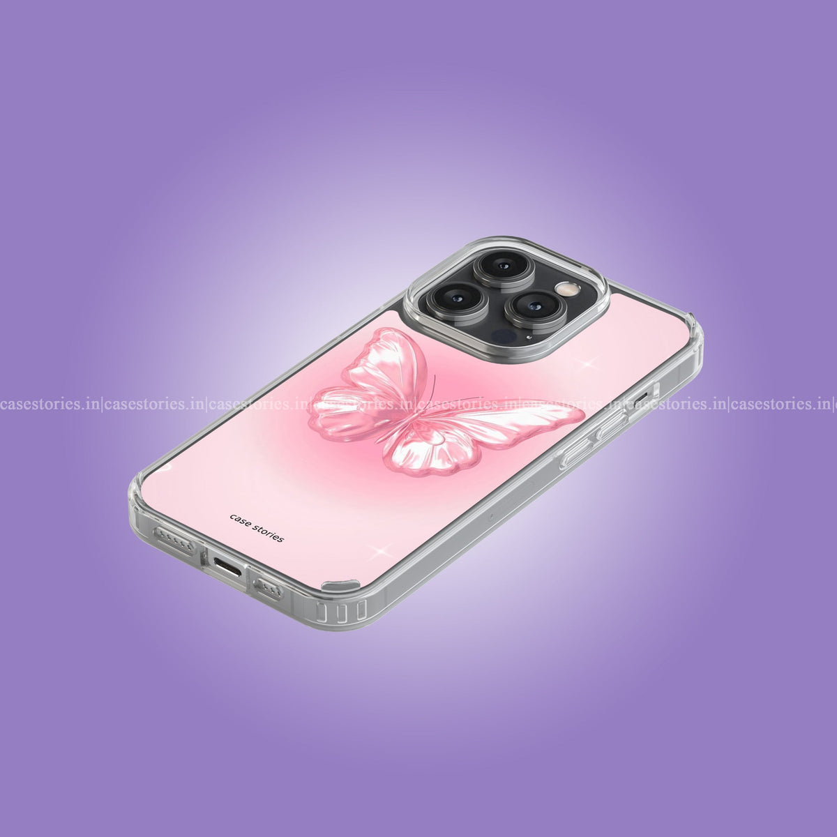 Glitterfly Butterfly Glow Soft Case