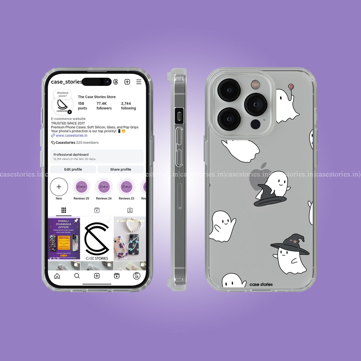 Happy Haunts Clear Soft Case