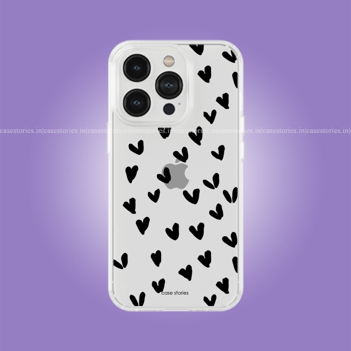 Hearts in the Dark Clear Soft Case