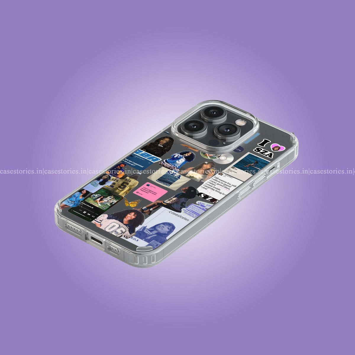 I Love Sza Clear Soft Case