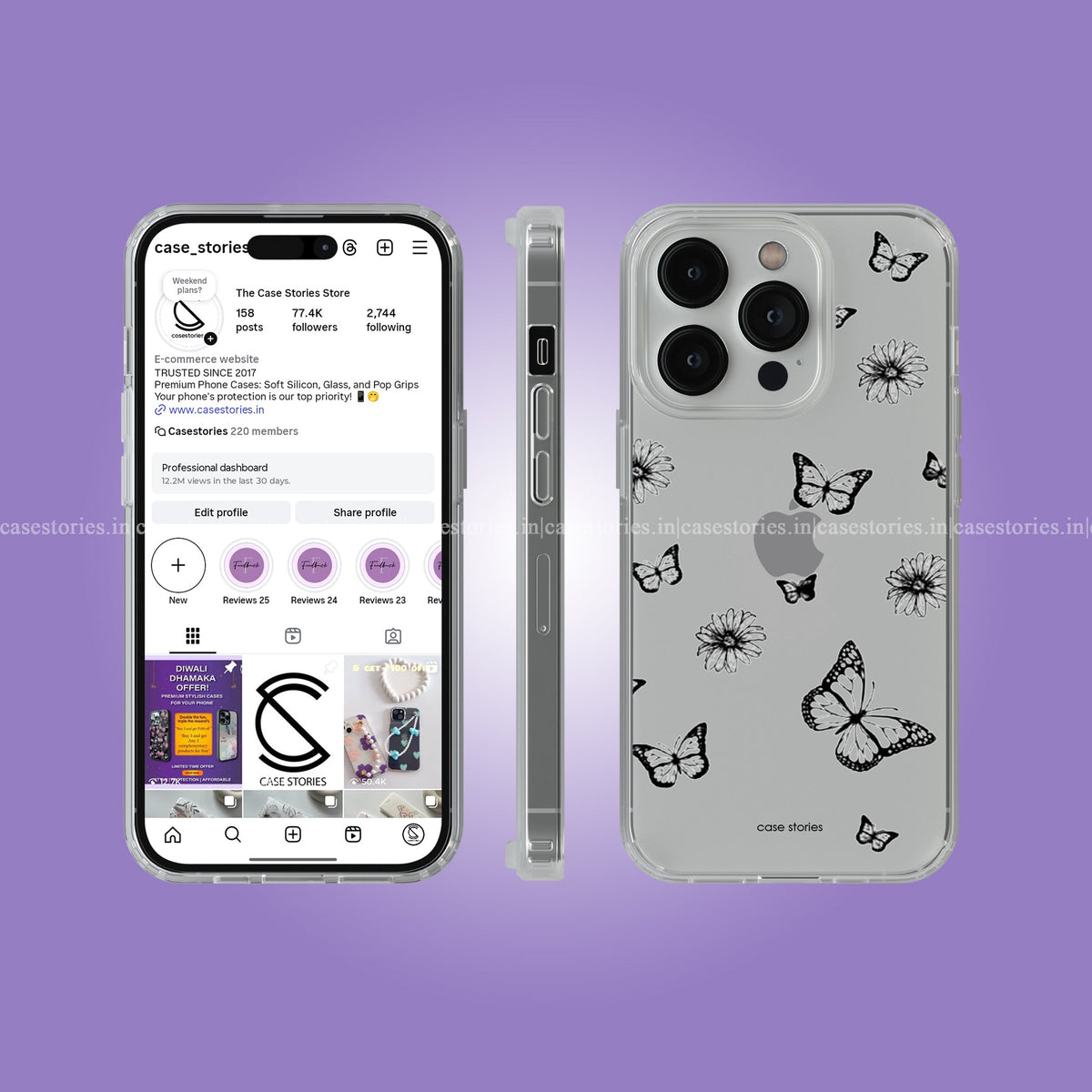 InkWings Clear Soft Case