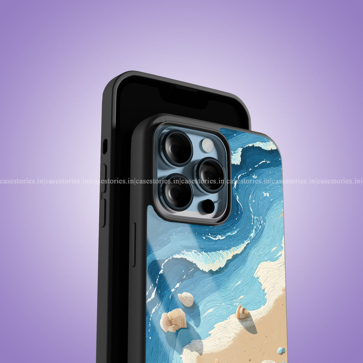 Marine Elegance Premium Glossy Phone Case