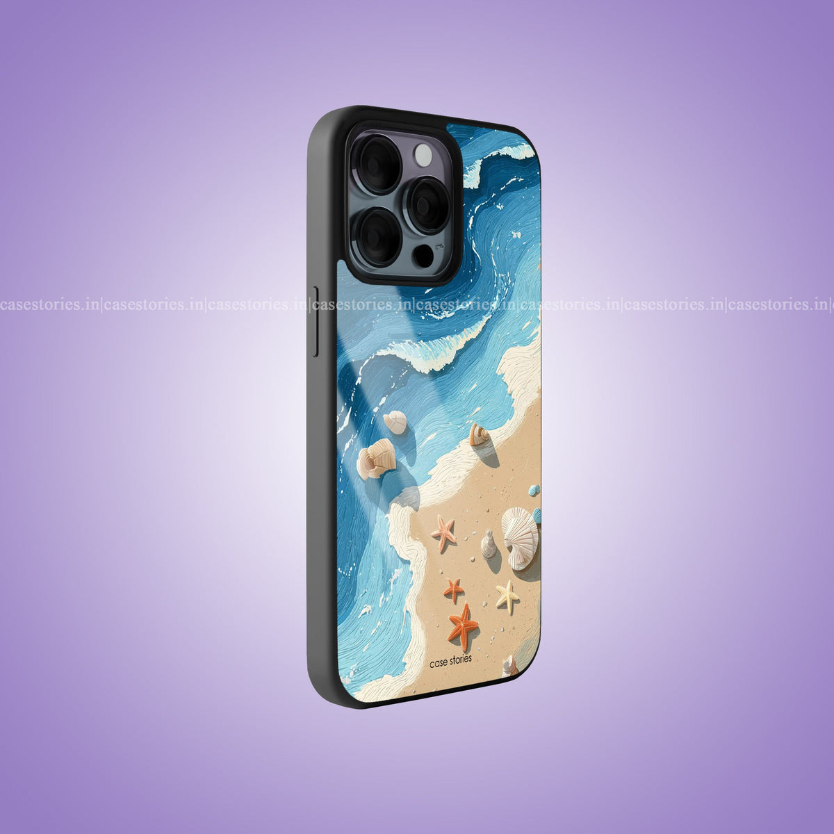 Marine Elegance Premium Glossy Phone Case