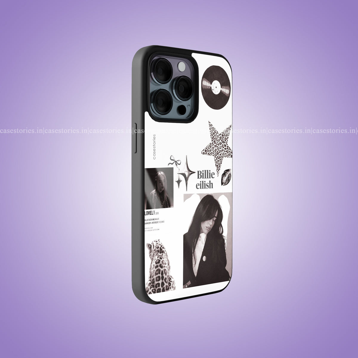 Monochrome Billie Premium Glossy Phone Case