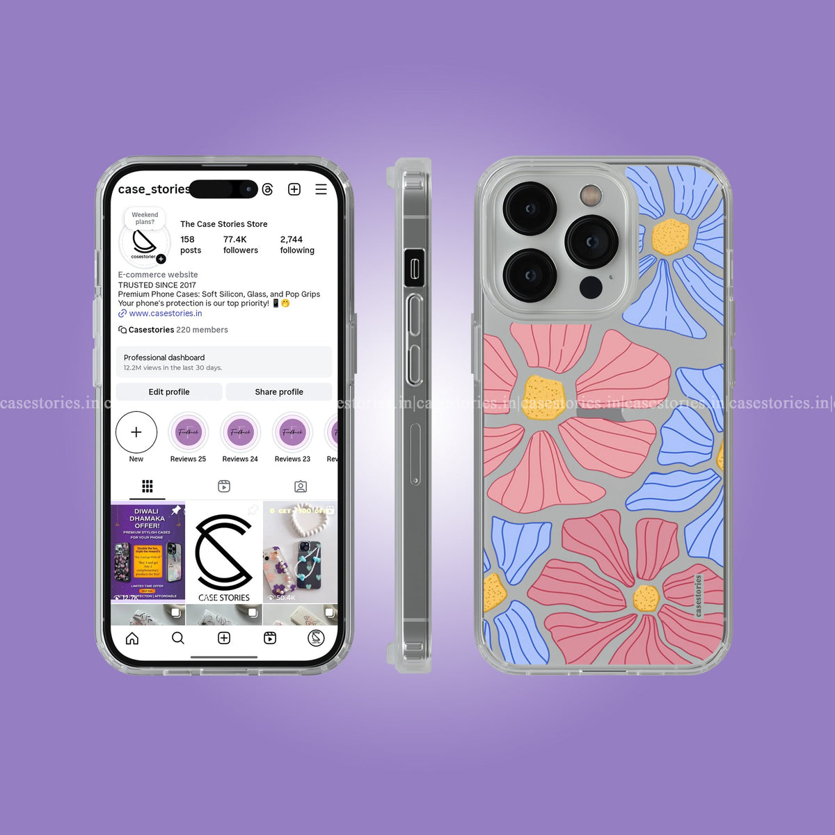 Pastel Petals Clear Soft Case