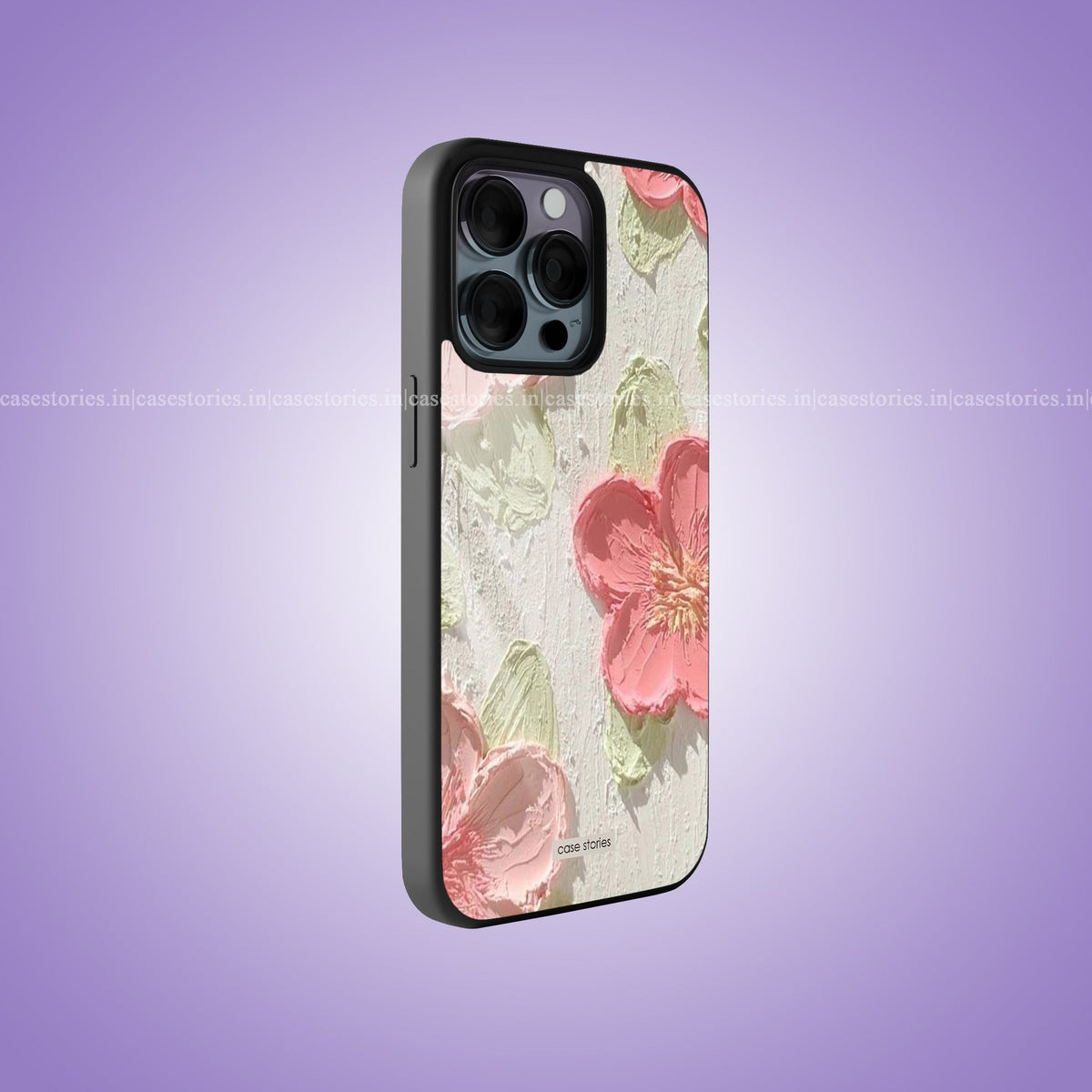Peachy Petals Premium Glossy Phone Case
