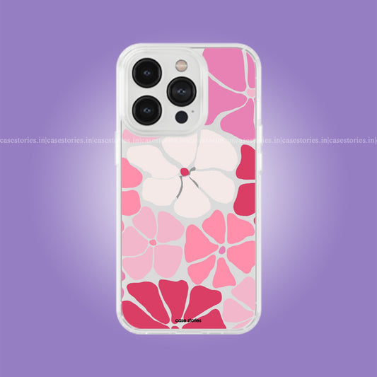 Pink Florel Clear Soft Case