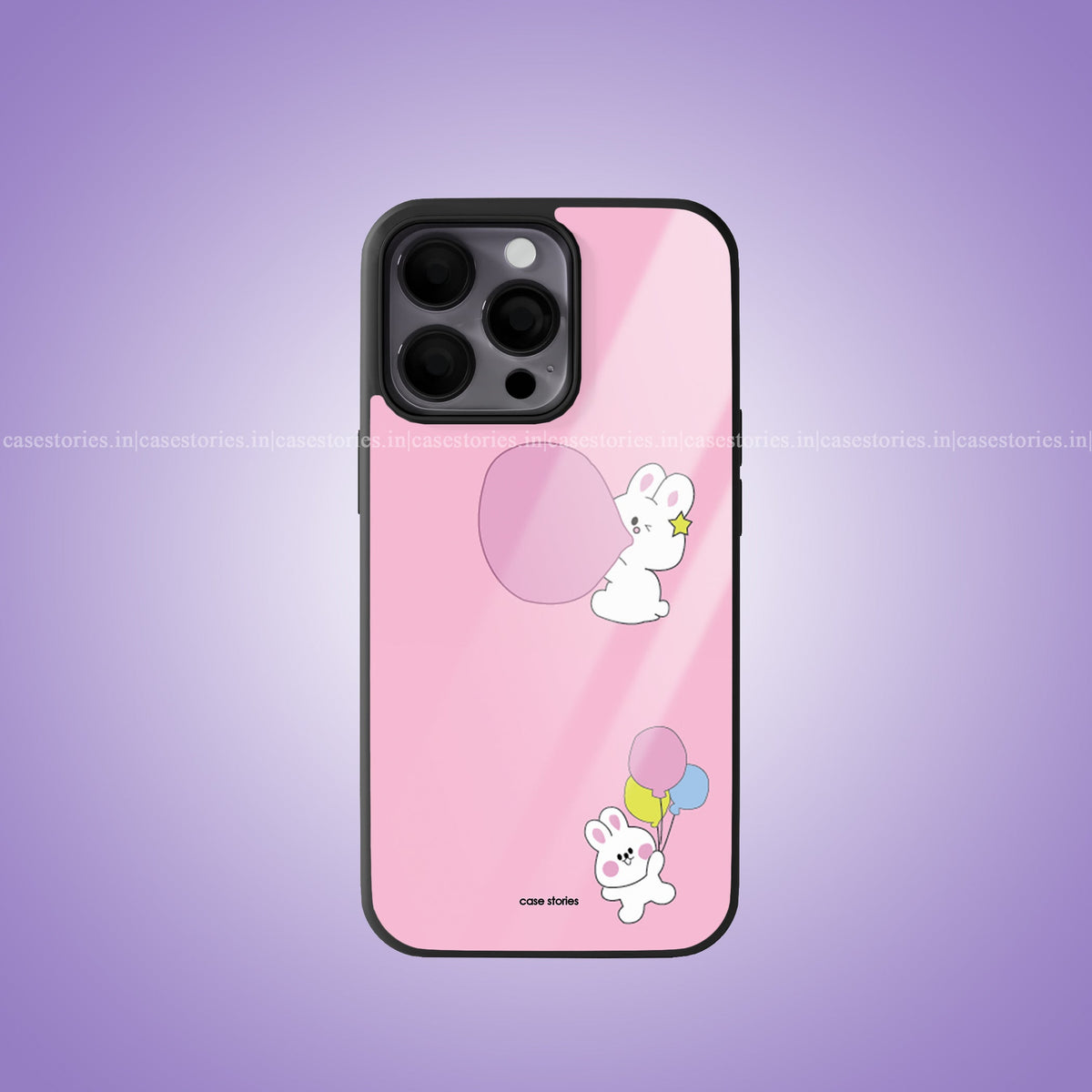 Pink Kawai Premium Glossy Phone Case