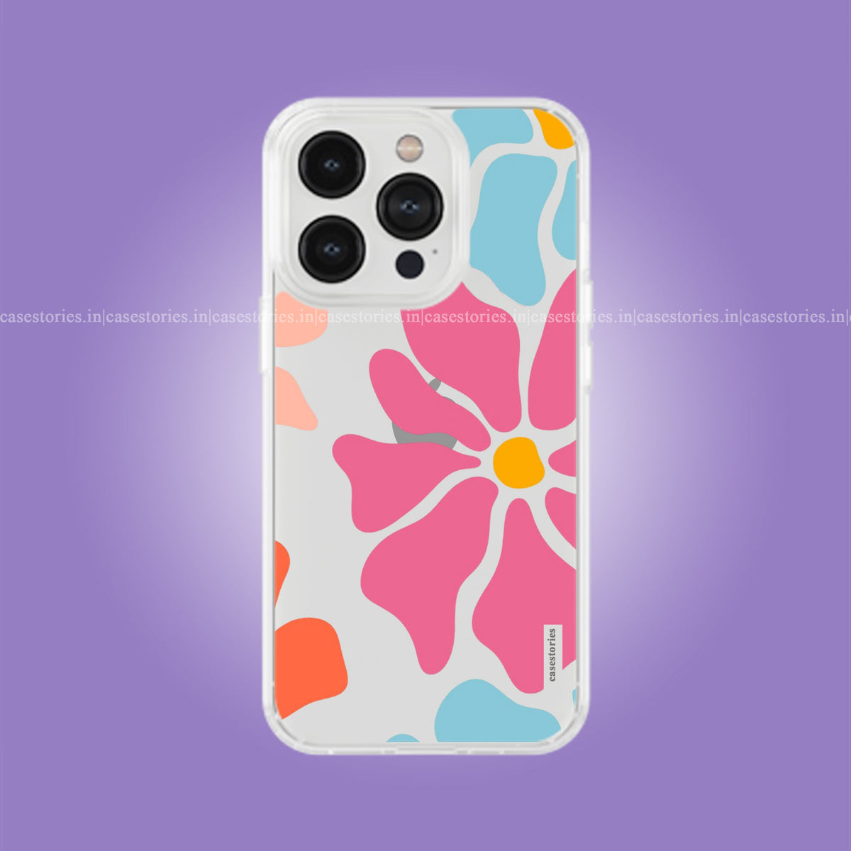 Pop Art Petals Clear Soft Case