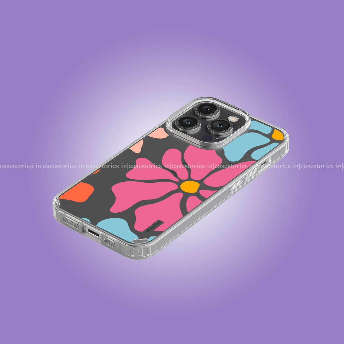 Pop Art Petals Clear Soft Case