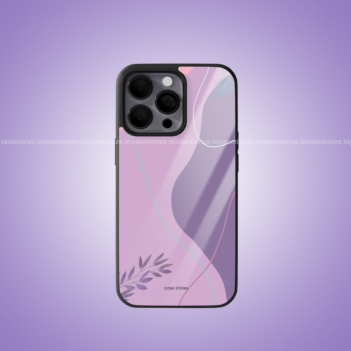 Purple Breeze Premium Glossy Phone Case
