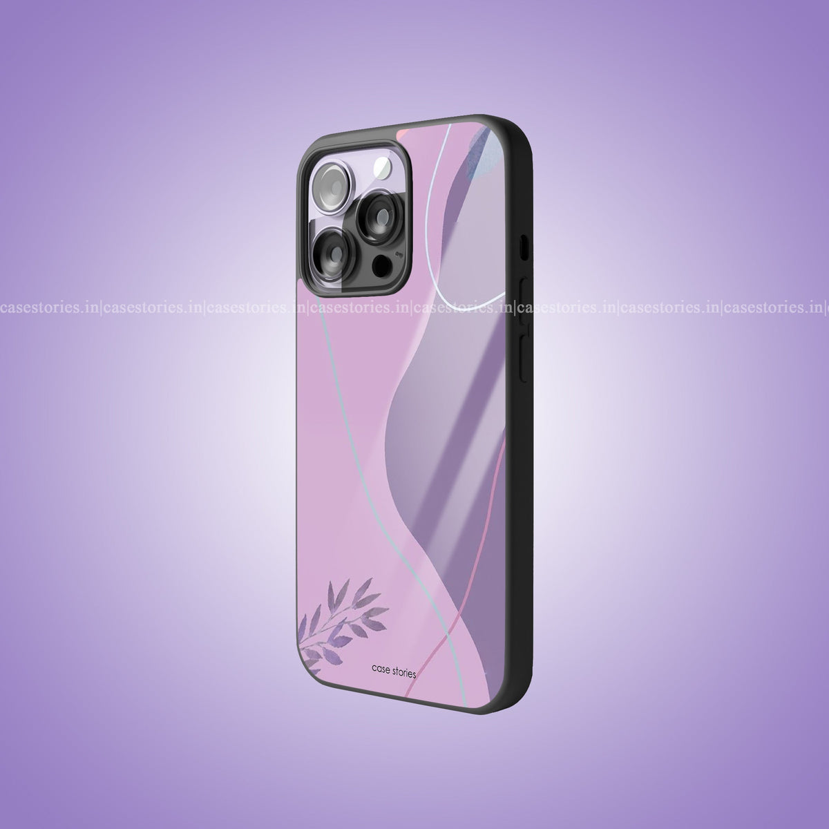 Purple Breeze Premium Glossy Phone Case