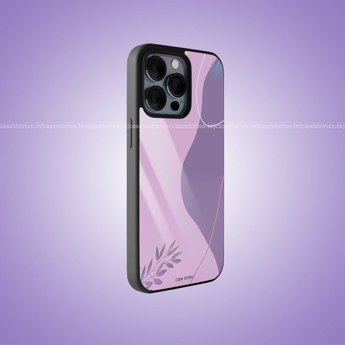 Purple Breeze Premium Glossy Phone Case