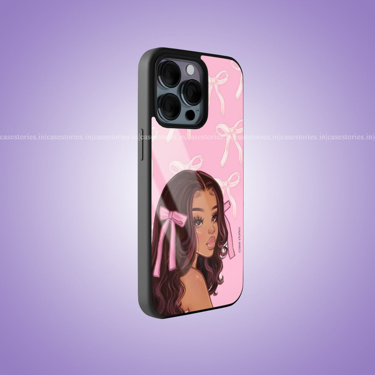 Retro Swirl Premium Glossy Phone Case